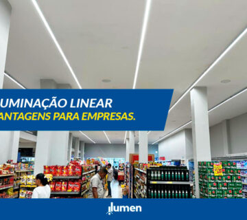 iluminação linear com perfil led para empresas
