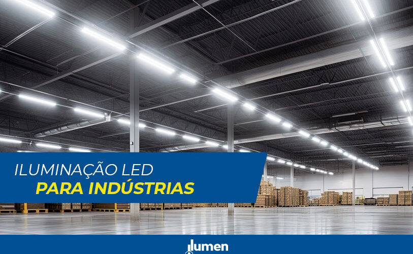 iluminação led para indústrias