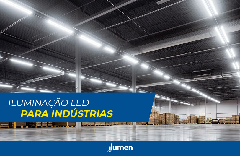 iluminação led para indústrias