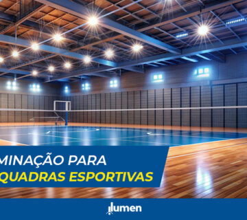 iluminação para quadras esportivas