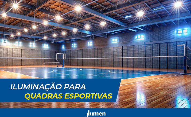 iluminação para quadras esportivas