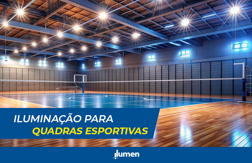 iluminação para quadras esportivas