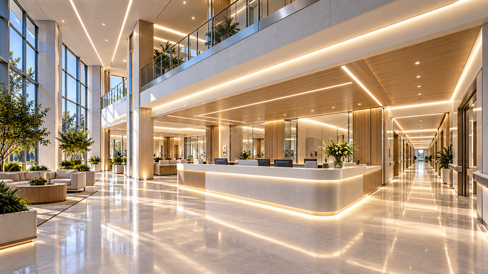 Iluminação profissional aplicada em ambiente hospitalar