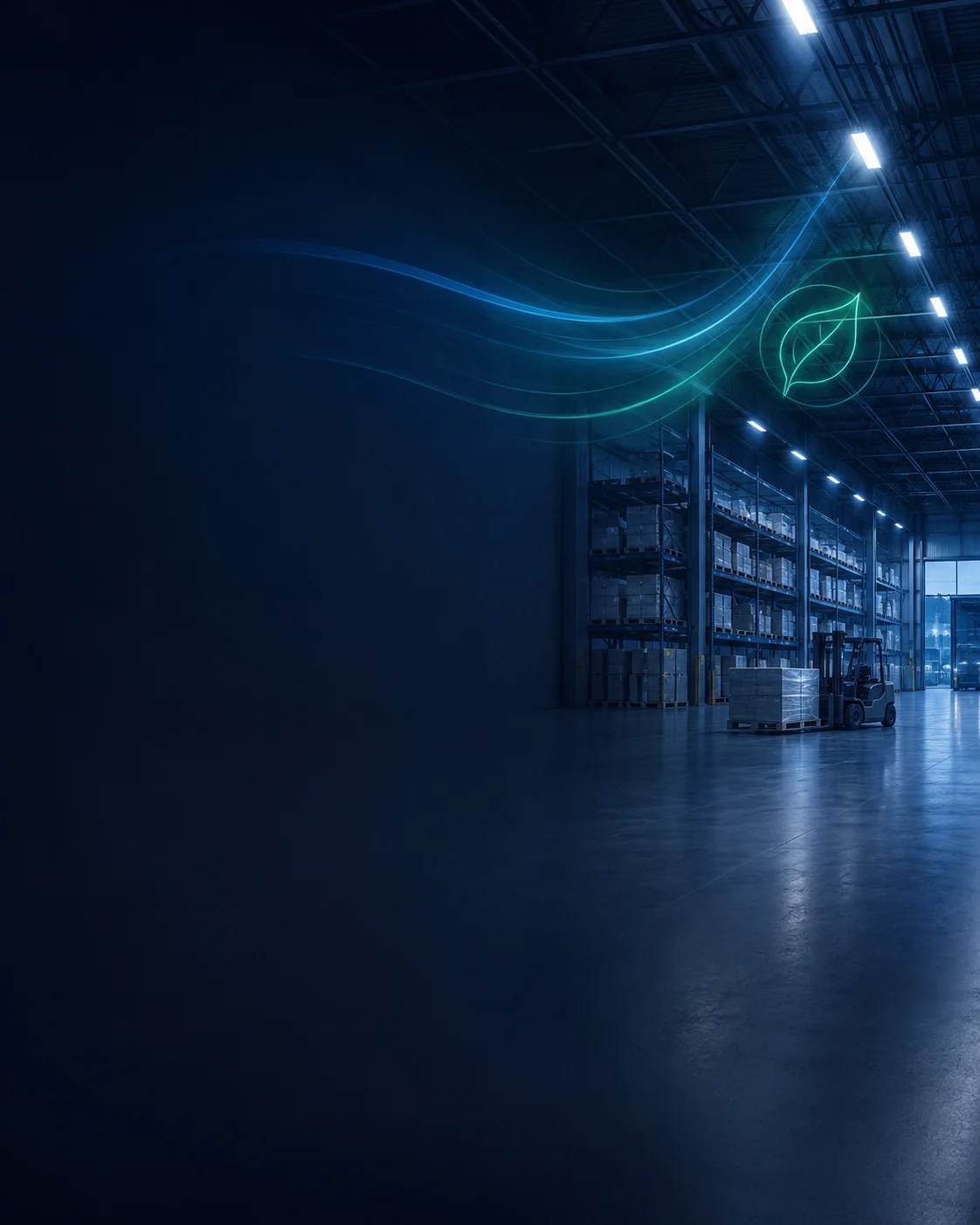 Iluminação industrial com tecnologia LED de alta eficiência